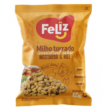 Milho tostado Mostarda e Mel 