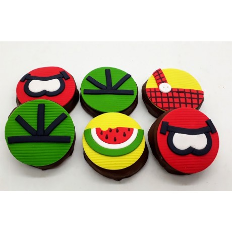 Mini alfajor Turma da Mônica