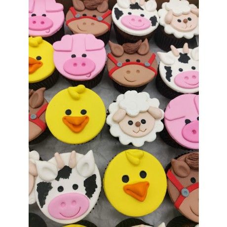 Mini cupcake Fazendinha