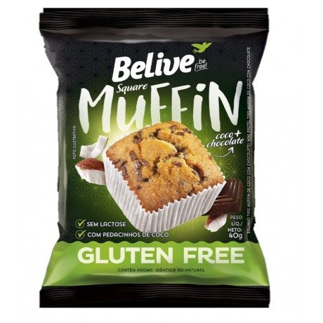 Muffin sem glúten e sem lactose40g