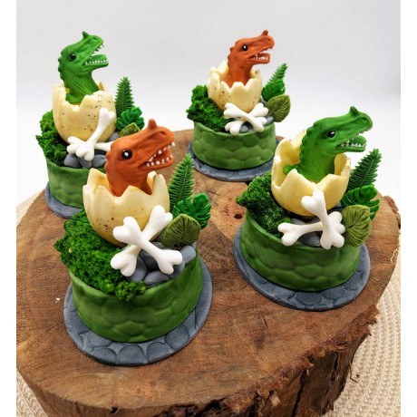 Pão de Mel Dinossauro 3D