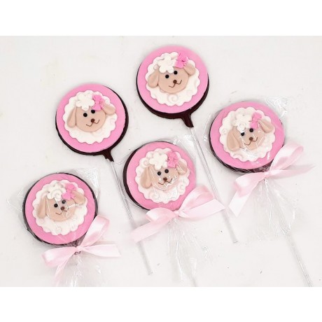 Pirulito de chocolate Ovelha