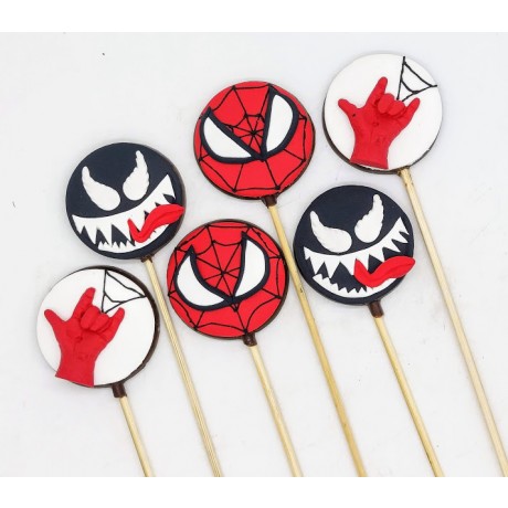 Pirulito Venon e Homem Aranha