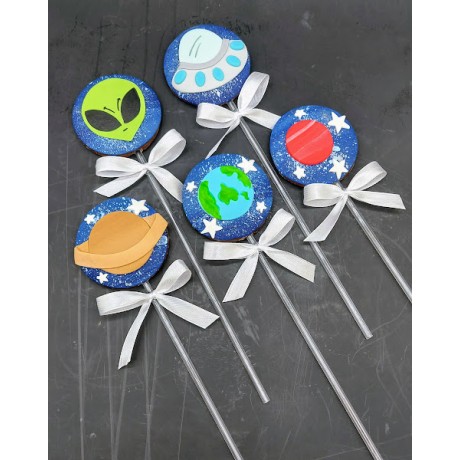 Pirulito de chocolate Extraterrestre