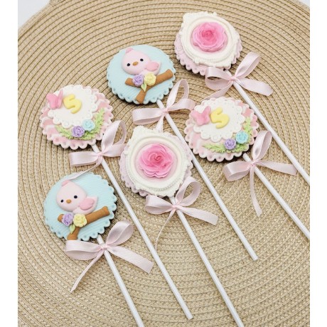 Pirulito de chocolate Jardim