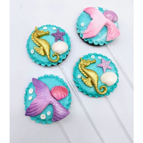 Pirulito de chocolate Sereia