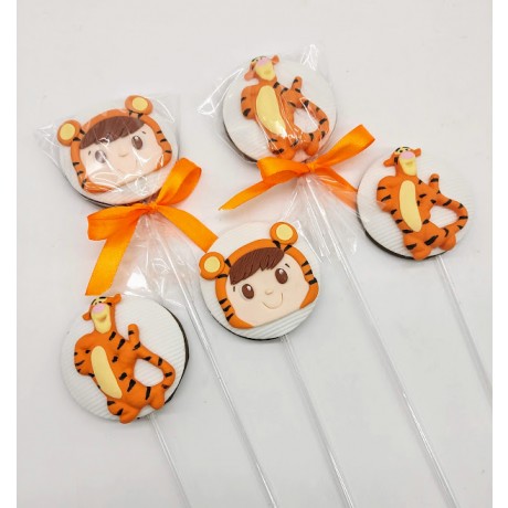 Pirulito de chocolate Tigrão