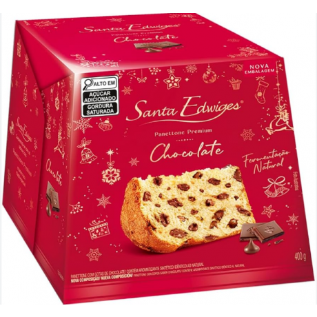 Chocotone de chocolate Santa Edwiges 400g