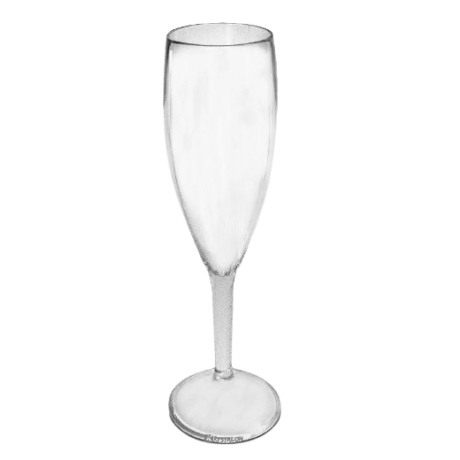 Taça para espumante em acrílico