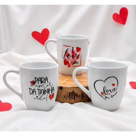 Caneca Sortida Romântica
