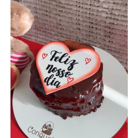 Bolo "Feliz Nosso Dia"