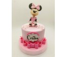 Bolo Minnie rosa
