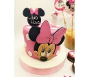 Bolo Minnie rosa