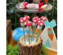 cake pop cogumelo