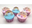 Cupcake Chuva de Amor