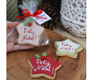 Biscoito decorado de natal com TAG