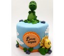 Mini bolo mesversário dinossauro