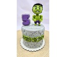 mini bolo Hulk 